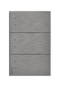 Lucek flat plata -BF10-P- 3 interruptores, escalera, 1 m