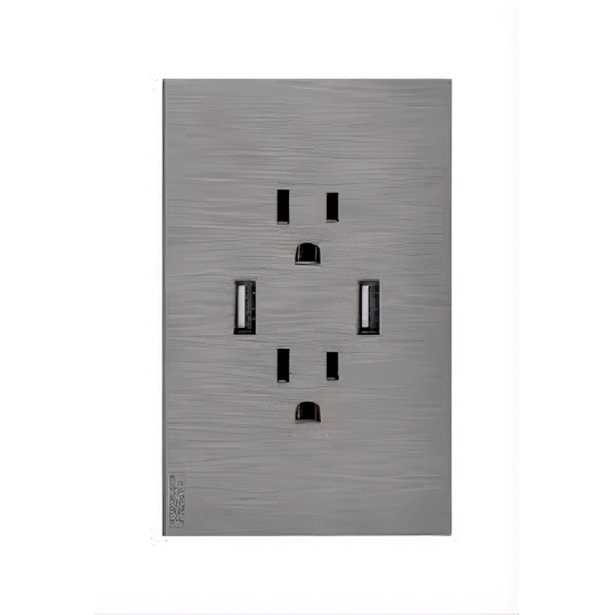 Lucek flat plata -BF25-P- 2 contactos y 2 entradas, USB