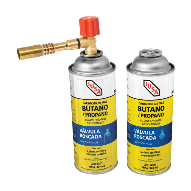 IUSA kit 2 cartuchos soplete 217020