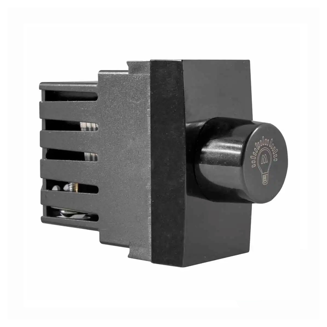 Dimmer IUSA Scudetto negro brillante, 619107