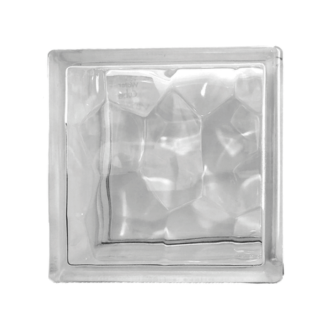 Vidrio block water cube transparente 19 x 19 x 8