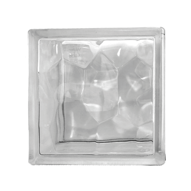 Vidrio block water cube transparente 19 x 19 x 8