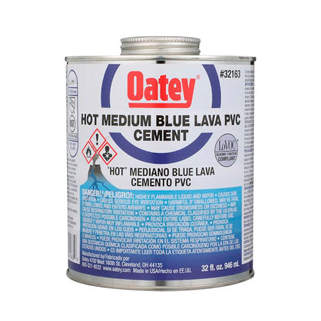 Oatey blue lava PVC 4 oz