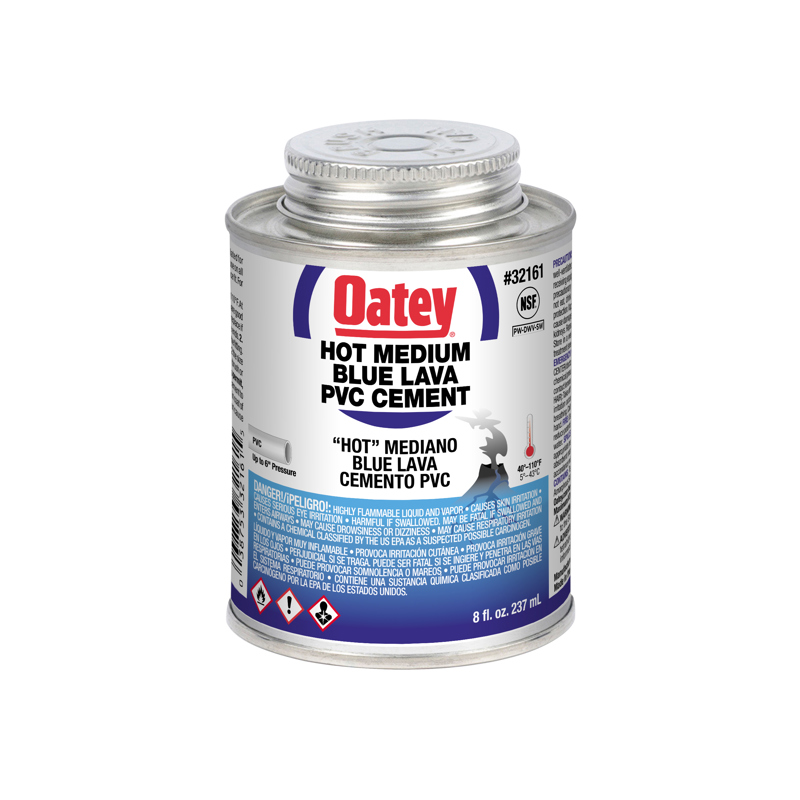 Oatey blue lava PVC 8 oz