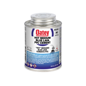 Oatey blue lava PVC 8 oz