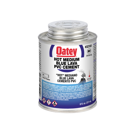 Oatey blue lava PVC 8 oz