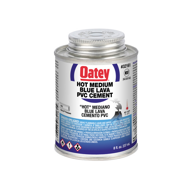 Oatey blue lava PVC 8 oz