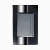 Lucek cristal espejo plata 1 interruptor sencillo de 3 mod