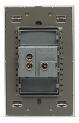Lucek cristal espejo plata 1 interruptor de escalera de 3 mod - imagen 3