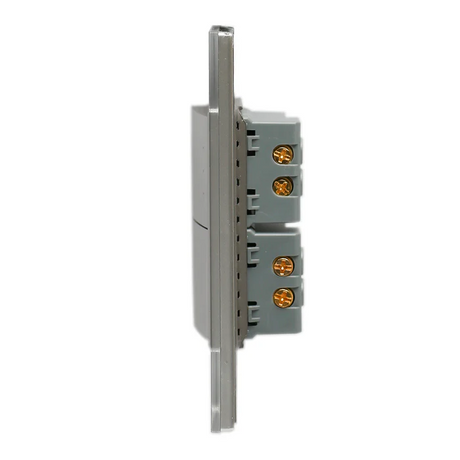 Lucek cristal espejo plata 1 interruptor sencillo y 1 de escalera de 1.5 mod - imagen 2