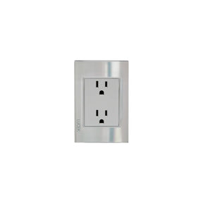Lucek cristal espejo plata contacto duplex