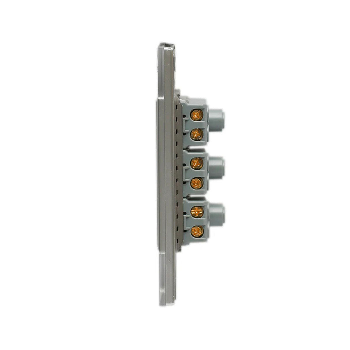 Lucek cristal espejo plata 3 contactos de 1 mod - imagen 2