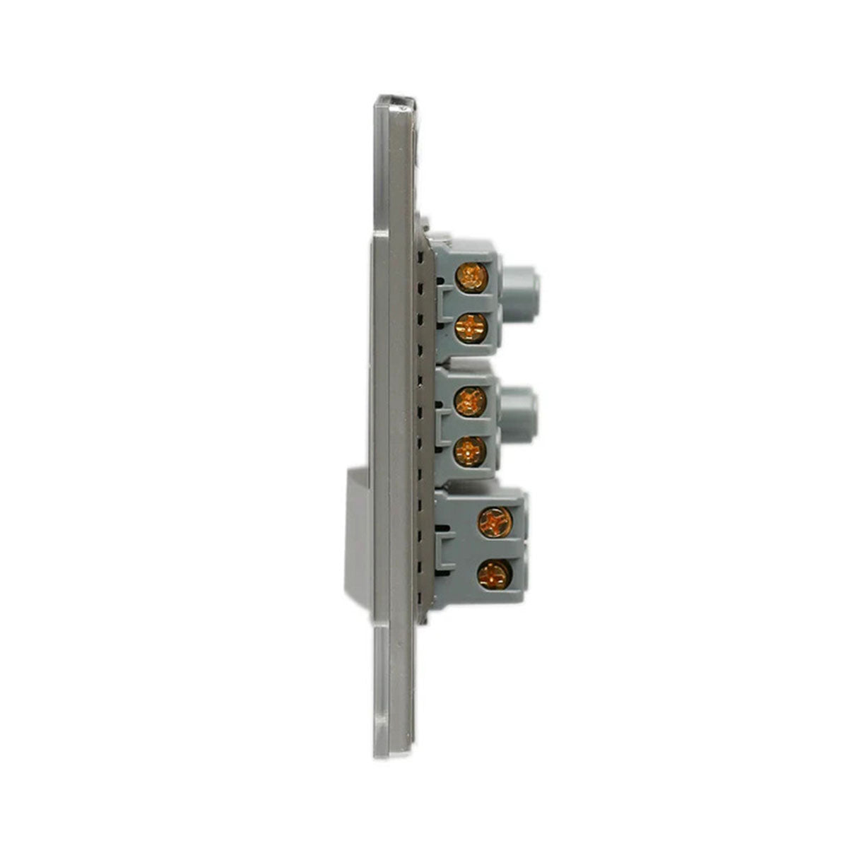 Lucek cristal espejo plata 1 interruptor sencillo y 2 contactos de 1 mod - imagen 2