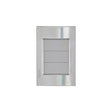 Lucek cristal espejo plata placa ciega