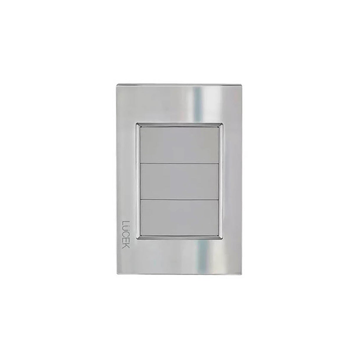 Lucek cristal espejo plata placa ciega