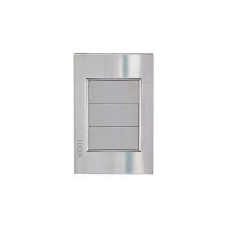 Lucek cristal espejo plata placa ciega