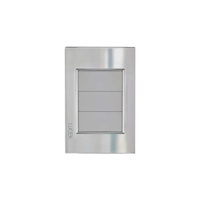 Lucek cristal espejo plata placa ciega