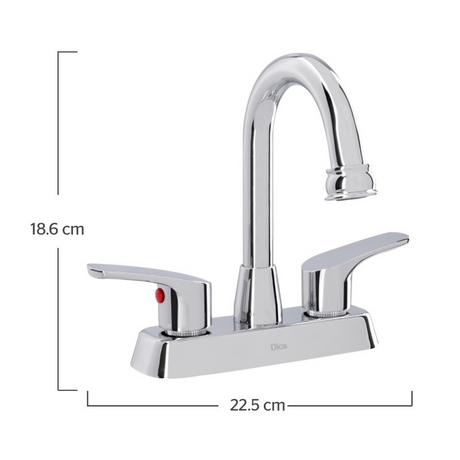 Dica mezcl eco 4" bar alto manls / palanca 4055 - imagen 3