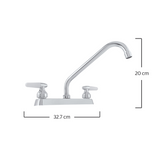 Dica mezcl 8" p / fregadoraâ con corto m/blanco 4314 - imagen 3