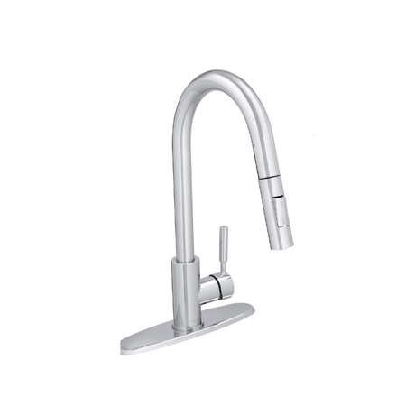 Urrea 9498 monomando para cocina con nariz retractil y 2 funciones