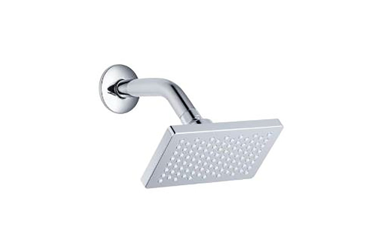 Urrea 3020B Regadera de Cebolla Rectangular con Brazo y Chapeton