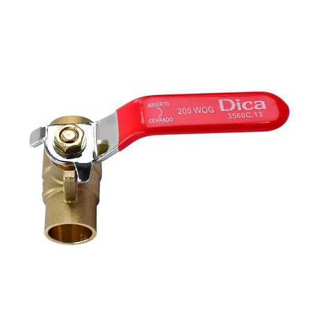 Dica 3564C.13 valvula de esfera soldable 400 WOG 1/2