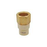 Dica 403CPVC03.13 adaptador hembra con inserto de laton 1/2