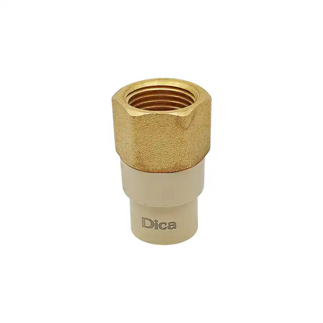 Dica 403CPVC03.13 adaptador hembra con inserto de laton 1/2