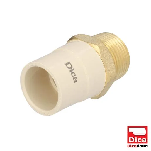 Dica 404CPVC03.19 adaptador macho con inserto metalico - imagen 3