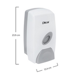 Dica 4202TS dosificador de ABS color blanco/gris para jabon liquido - imagen 3
