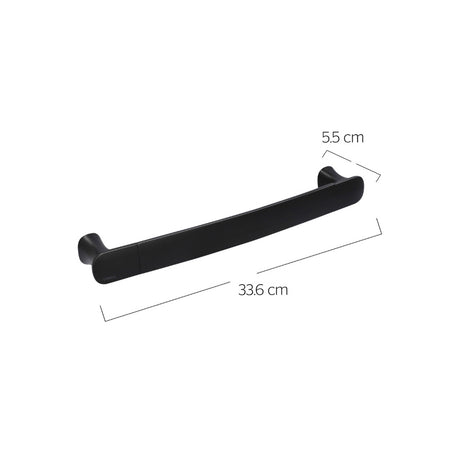 Urrea LU.09.2 toallero de barra corto cassia negro