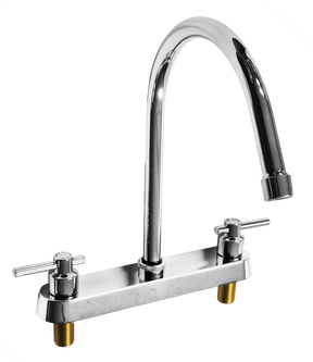 Dica 4339 mezcladora ecologica 8 cuello alto para fregadero 8
