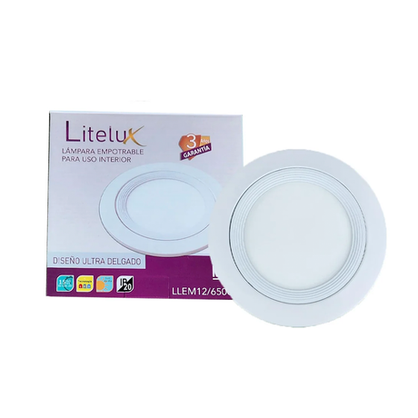 Luminario Litelux empotrable 12 W