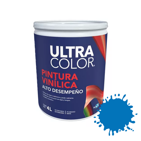 Ultracolor alto desempeã‘o azul intenso 4 L