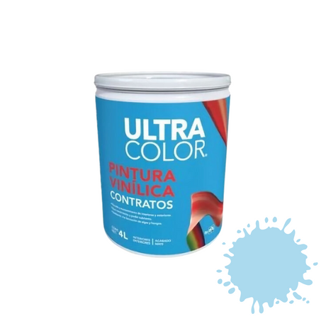 Ultracolor vin contratos azul cielo 4 L
