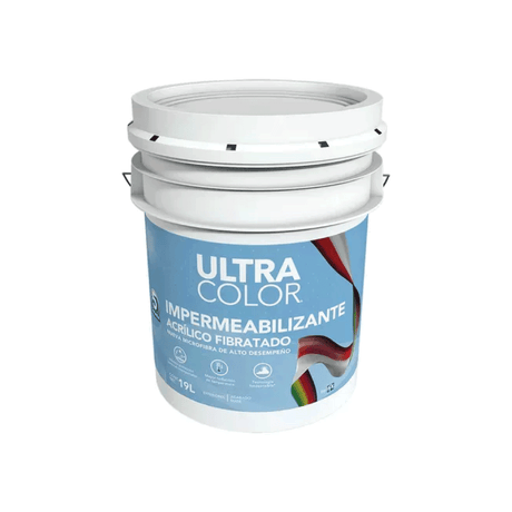 Ultracolor imper fibratado 5 aã‘os blanco 19 L