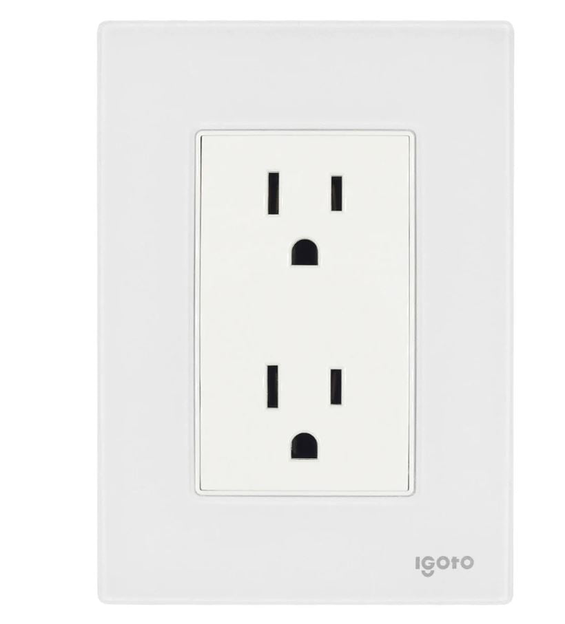 Igoto cristal con contacto duplex bco CRIS1001