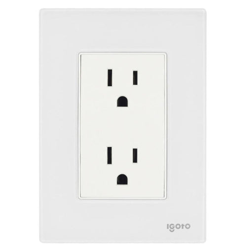 Igoto cristal con contacto duplex bco CRIS1001