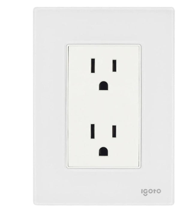 Igoto cristal con contacto duplex bco CRIS1001