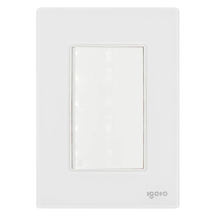 Igoto cristal con 1 apag escalera de 3 mods bco CRIS1008