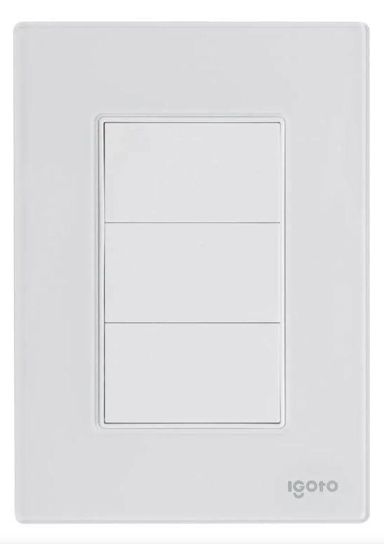 Igoto cristal placa ciega bco CRIS1015