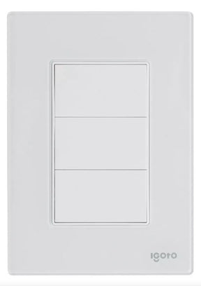 Igoto cristal placa ciega bco CRIS1015