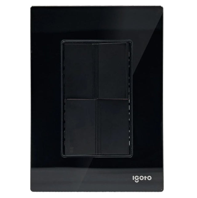 Igoto cristal con 1 apag sencillo y 1 apag escalera de 1.5 mods ngo CRIS2012