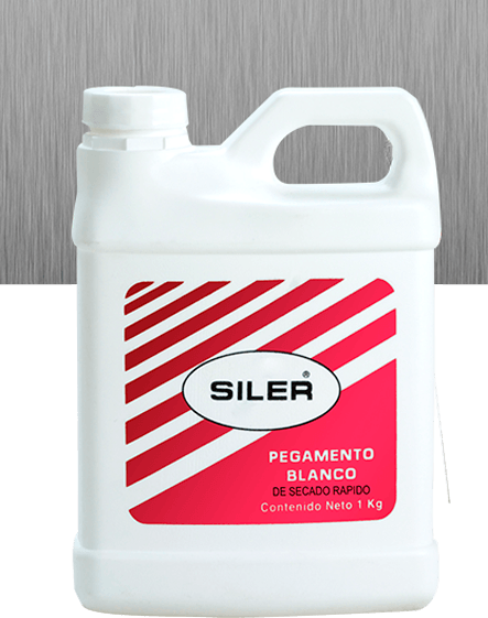 Siler botella 1 kg pegamento blanco