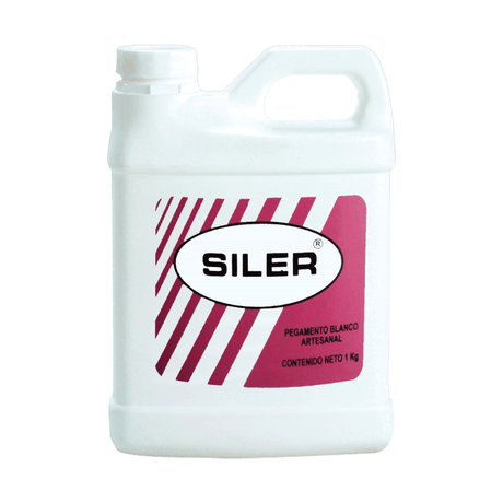 Siler botella 1 kg pgto blanco artesal et rosa