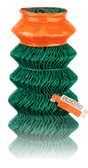 Deacero 4460 malla plastificada verde 12.5 x 2.00 20M