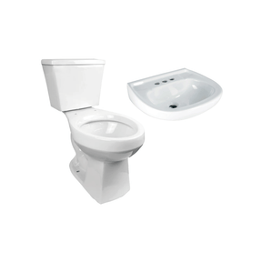 Wc roca blanco 3 (lavabo, tanque y taza)