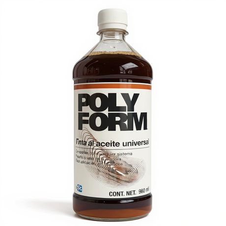 Polyform tinta aceite nogal pet uni 960 ml