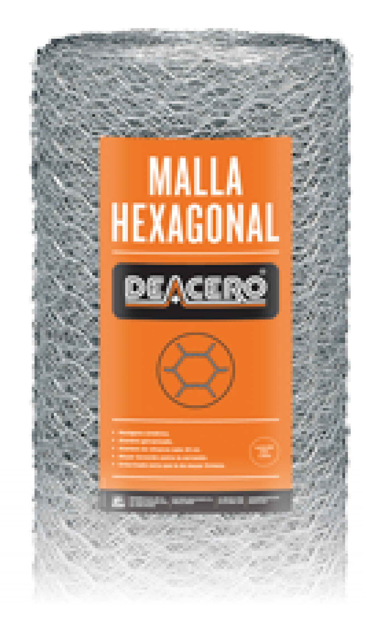 Deacero malla HEX.C.22 ABERT.38X1.50 45M *45*