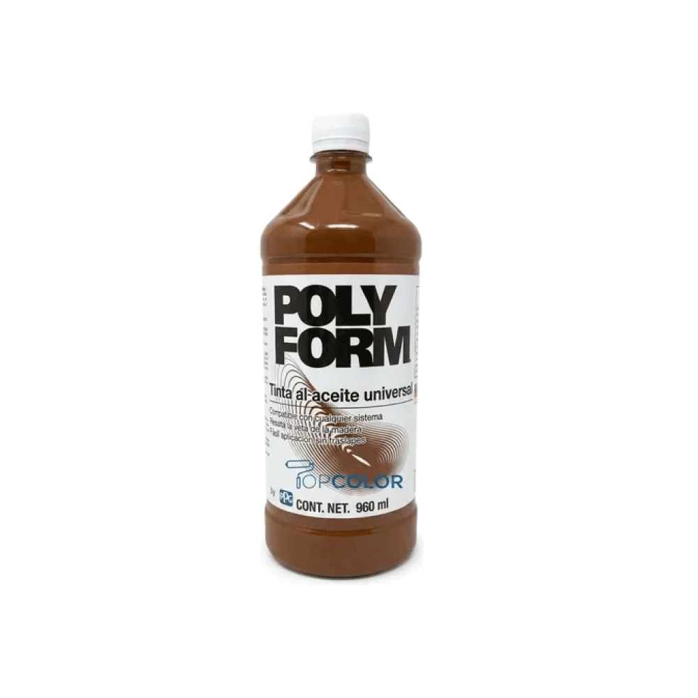 Polyform tinta b/a nogal pet 960 ml 19A0662136